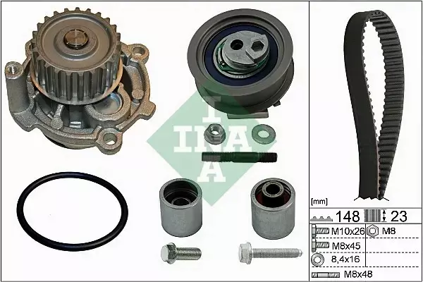 INA ROZRZĄD+POMPA VW PASSAT B6 TOURAN 2.0 FSI 