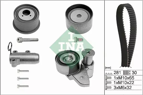 INA ZESTAW PASKA ROZRZĄDU  530 0480 10 