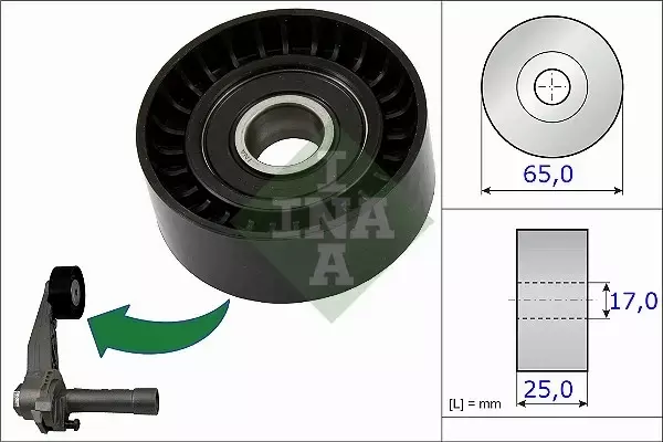 INA ROLKA NAPINACZA 531 0866 10 