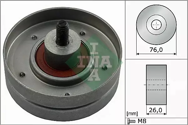 INA ROLKA PROWADZĄCA 532 0252 30 