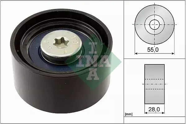 INA ROLKA PROWADZĄCA PASKA BMW 5 E60 3 E90 1 E87 