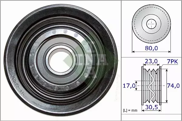 INA NAPINACZ+PASEK HONDA CIVIC VIII UFO 1.6 1.8 