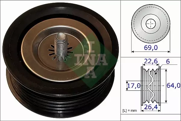 INA ROLKA PASKA WIELOROWKOWEGO 532 0671 10 