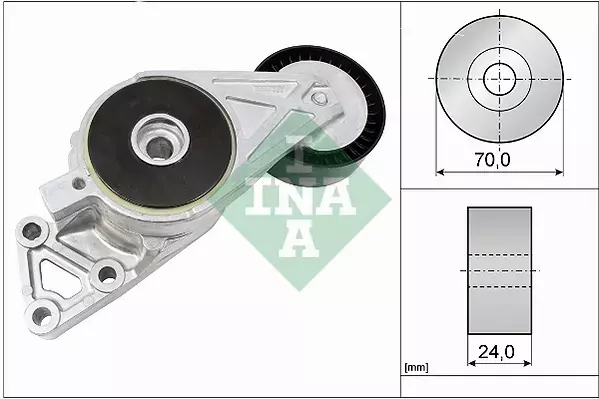 INA NAPINACZ ALTERNATORA AUDI A3 8L1 1.6 1.8 1.8T 