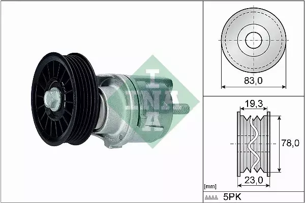 INA NAPINACZ ALTERNATORA AUDI A4 B5 A6 C5 1.9 TDI 