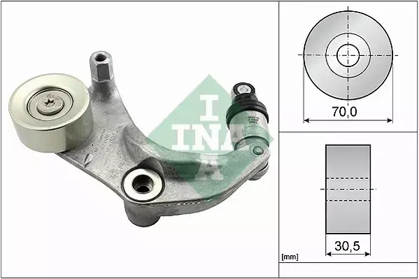 INA NAPINACZ+PASEK HONDA CR-V III 2.0 16V 