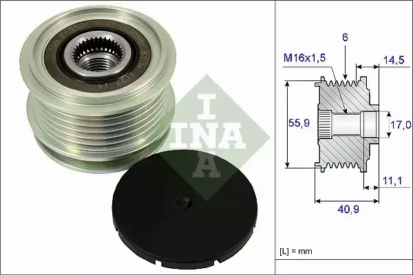 INA SPRZĘGŁO ALTERNATORA FORD GALAXY 1.9 TDI 2.8 V6 