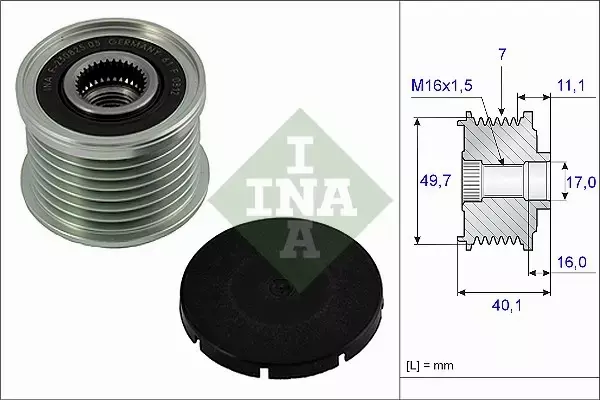 INA SPRZĘGŁO ALTERNATORA 535 0021 10 