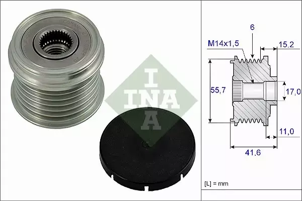 INA SPRZĘGŁO ALTERNATORA 535 0024 10 