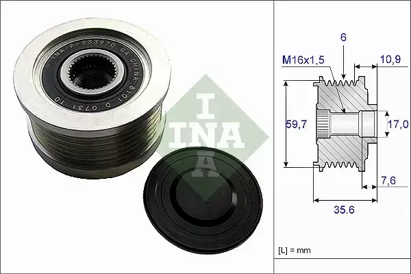 INA SPRZĘGŁO ALTERNATORA 535 0046 10 