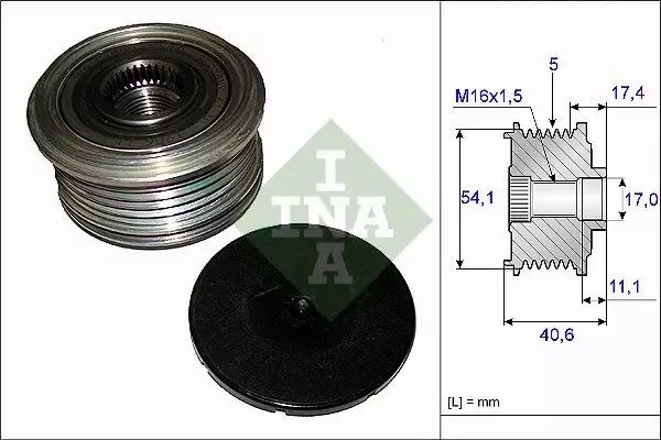 INA SPRZĘGŁO ALTERNATORA 535 0089 10 