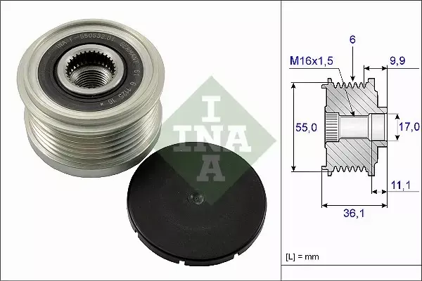 INA SPRZĘGŁO ALTERNATORA 535 0103 10 