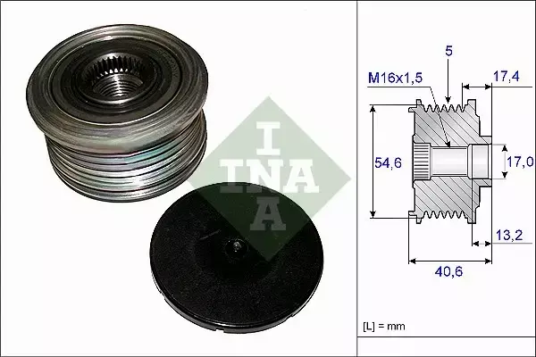 INA SPRZĘGŁO ALTERNATORA 535 0109 10 