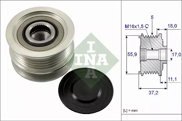 INA SPRZĘGŁO ALTERNATORA 535 0113 10 