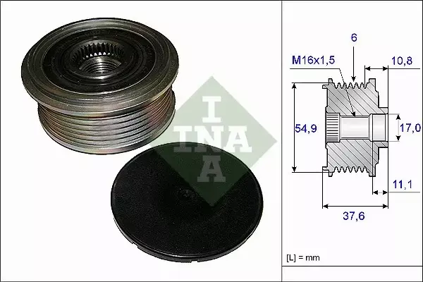 INA SPRZĘGŁO ALTERNATORA 535 0123 10 