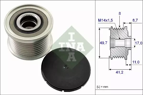 INA SPRZĘGŁO ALTERNATORA 535 0141 10 