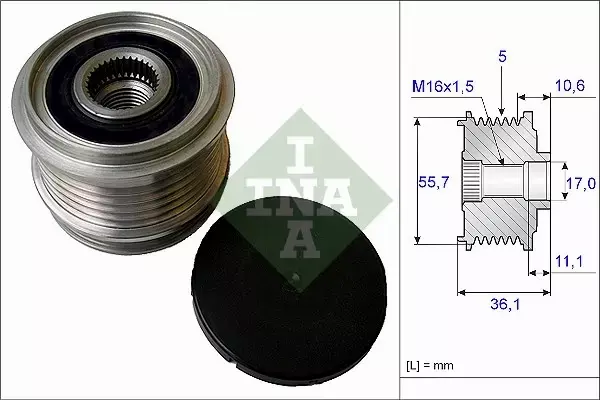 INA SPRZĘGŁO ALTERNATORA 535 0161 10 