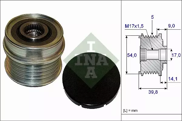 INA SPRZĘGŁO ALTERNATORA 535 0171 10 