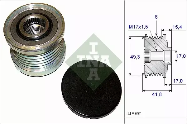 INA SPRZĘGŁO ALTERNATORA 535 0193 10 