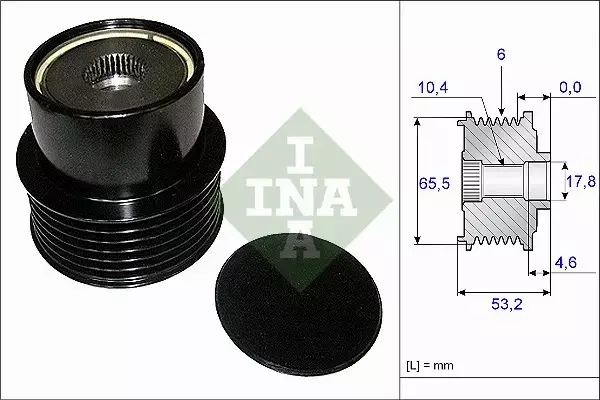 INA SPRZĘGŁO ALTERNATORA 535 0195 10 