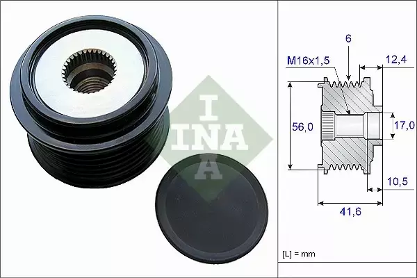 INA SPRZĘGŁO ALTERNATORA 535 0210 10 