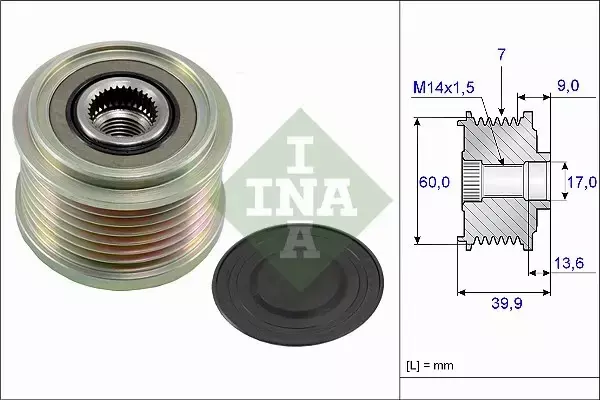 INA SPRZĘGŁO ALTERNATORA 535 0215 10 