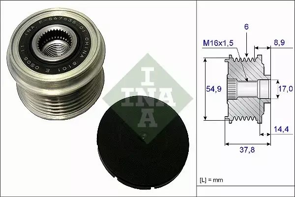 INA SPRZĘGŁO ALTERNATORA 535 0217 10 