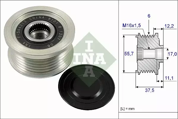 INA SPRZĘGŁO ALTERNATORA 535 0226 10 