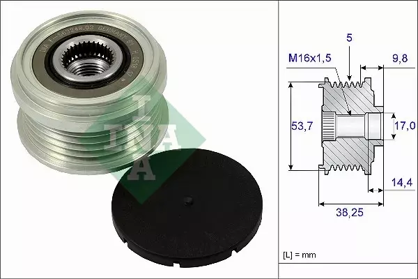 INA SPRZĘGŁO ALTERNATORA 535 0242 10 