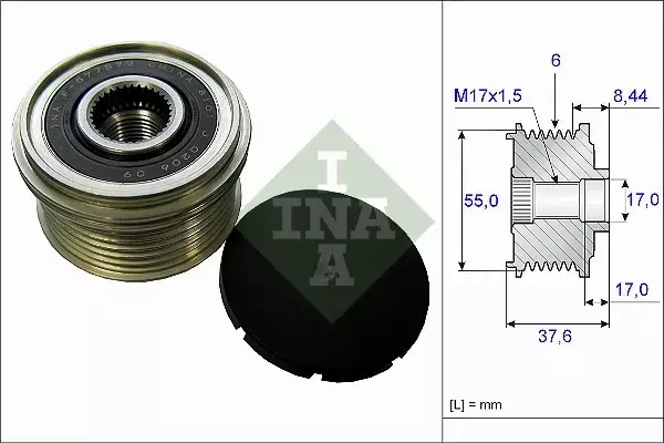 INA SPRZĘGŁO ALTERNATORA 535 0246 10 