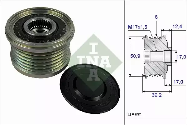 INA SPRZĘGŁO ALTERNATORA 535 0247 10 