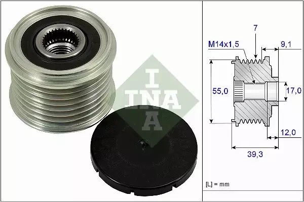 INA SPRZĘGŁO ALTERNATORA 535 0260 10 