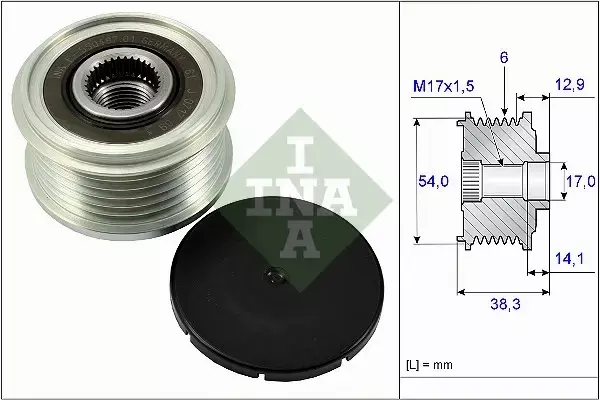 INA SPRZĘGŁO ALTERNATORA 535 0264 10 