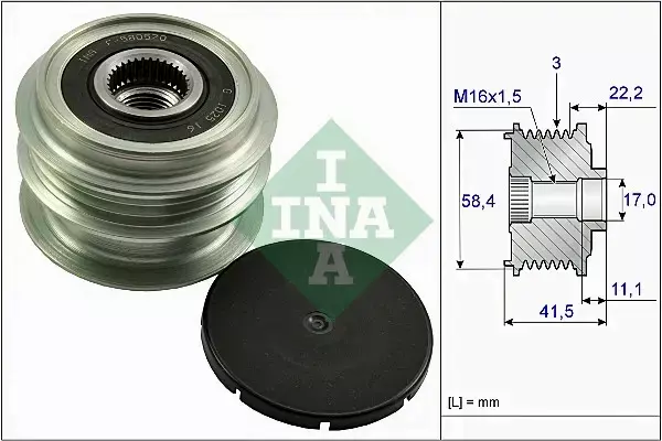 INA SPRZĘGŁO ALTERNATORA 535 0269 10 