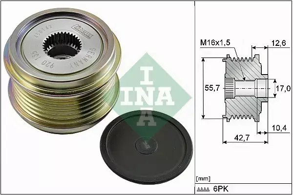 INA SPRZĘGŁO ALTERNATORA 535 0276 10 