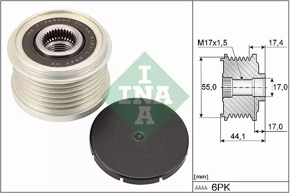 INA SPRZĘGŁO ALTERNATORA 535 0312 10 