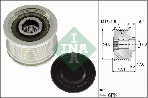 INA SPRZĘGŁO ALTERNATORA 535 0317 10 