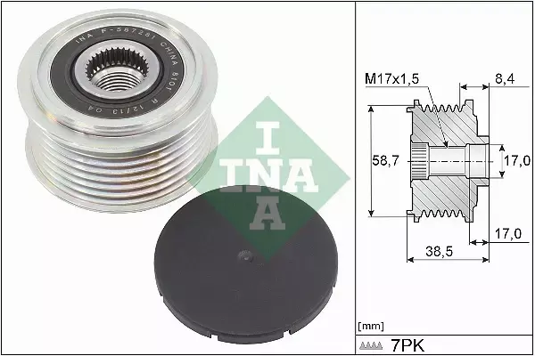 INA SPRZĘGŁO ALTERNATORA 535 0318 10 