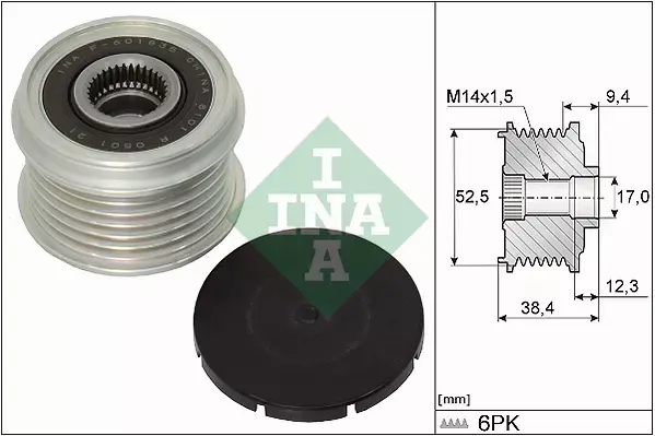 INA SPRZĘGŁO ALTERNATORA 535 0329 10 