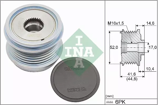 INA SPRZĘGŁO ALTERNATORA 535 0343 10 