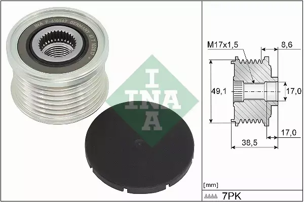 INA SPRZĘGŁO ALTERNATORA 535 0344 10 