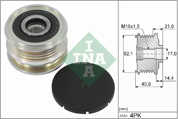 INA SPRZĘGŁO ALTERNATORA 535 0345 10 