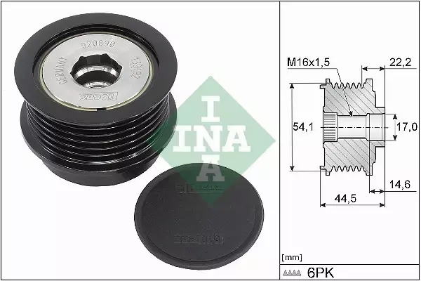 INA SPRZĘGŁO ALTERNATORA 535 0352 10 