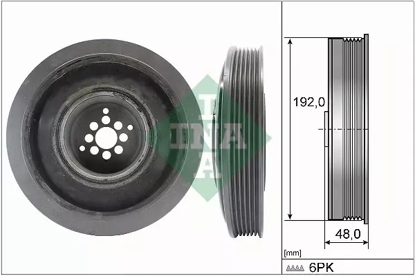 INA KOŁO PASOWE WAŁU 544 0102 10 