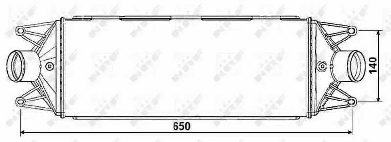 NRF CHŁODNICA INTERCOOLER 30241 
