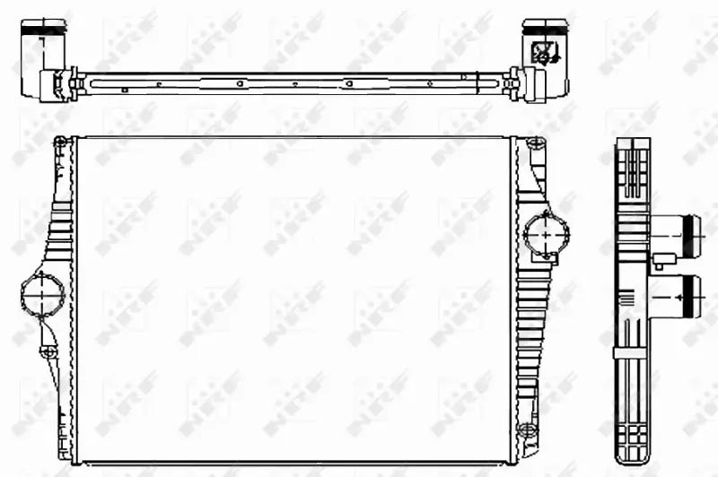 NRF CHŁODNICA POWIETRZA INTERCOOLER 30250 