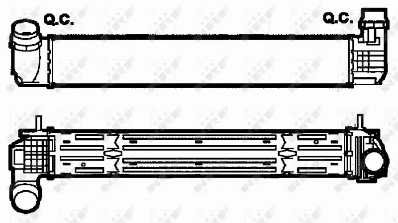 NRF CHŁODNICA POWIETRZA INTERCOOLER 30268 