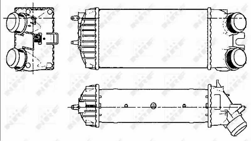 NRF CHŁODNICA INTERCOOLER 30278 