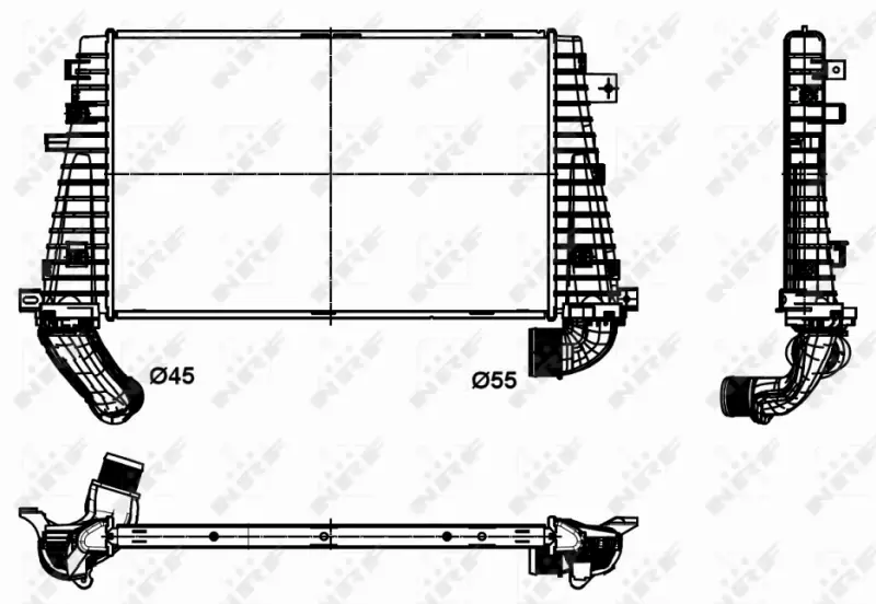 NRF CHŁODNICA POWIETRZA INTERCOOLER 30300 