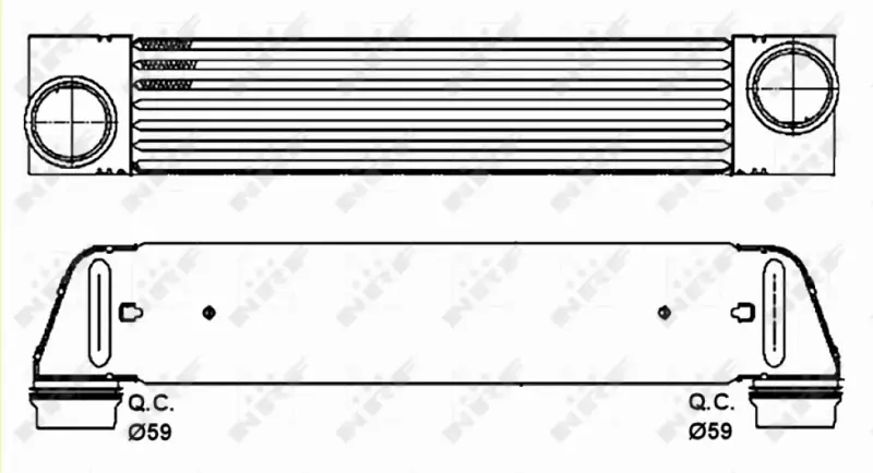 NRF INTERCOOLER 30317 